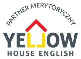 Logo Yellow House English - partnera merytorycznego programu Powszechnej Dwujęzyczności